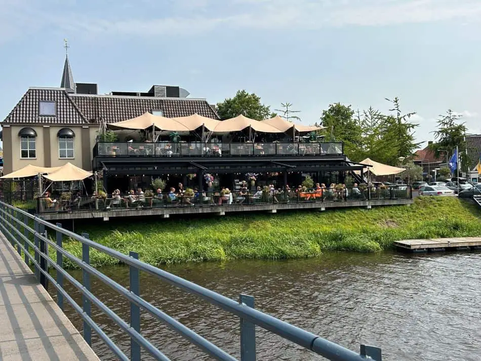 Het terras van Grand Café de Troubadour is zonder twijfel het mooiste terras in Hardenberg