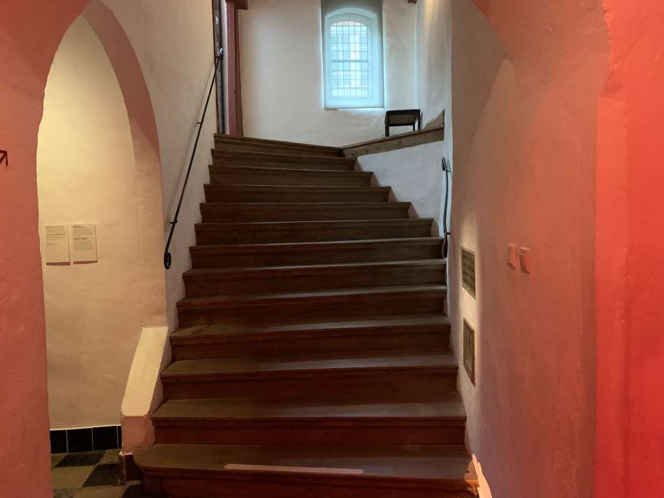 De trap in het Prinsenhof waar Willem van Oranje werd doodgeschoten
