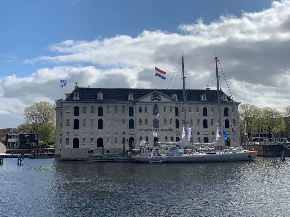Het Nationaal Maritiem Museum in het centrum van Amsterdam