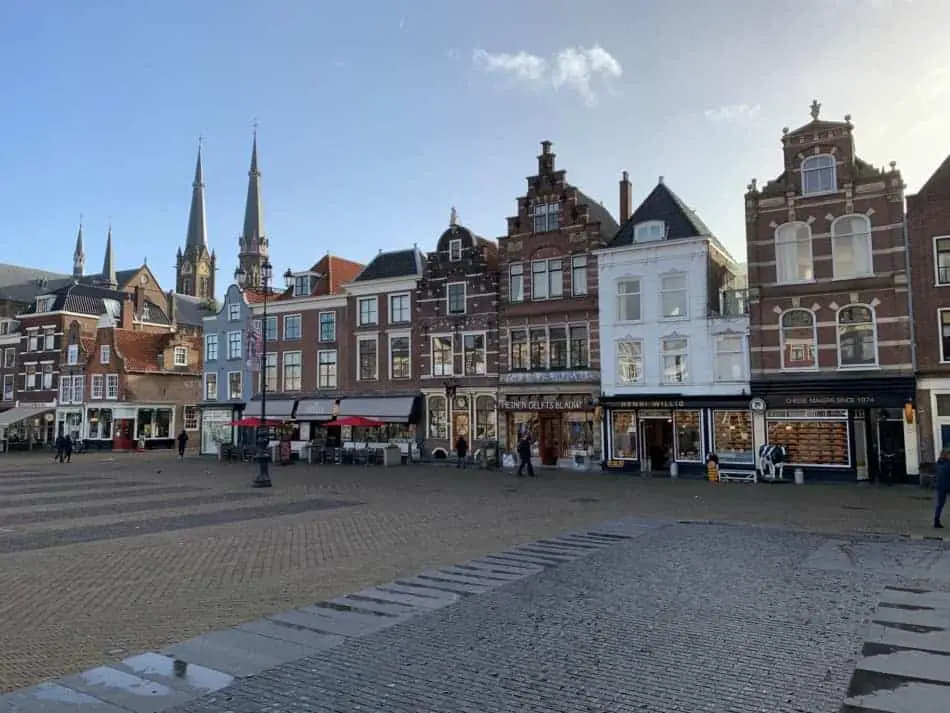 De Markt in Delft is het historische centrum van de stad