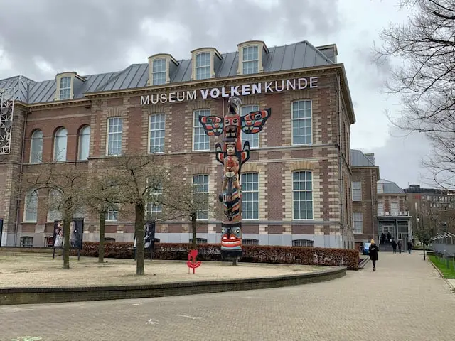 Het museum van Volkenkunde in Leiden