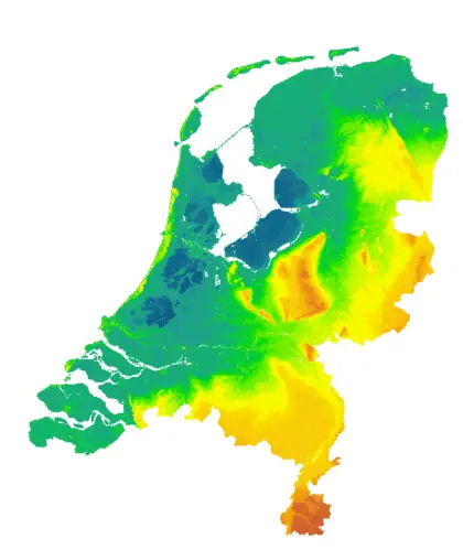 NAP kaart van Nederland